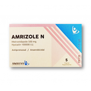 AMRIZOLE - N ( METRONIDAZOLE + NYSTATIN ) 5 VAGINAL SUPPOSITORIES